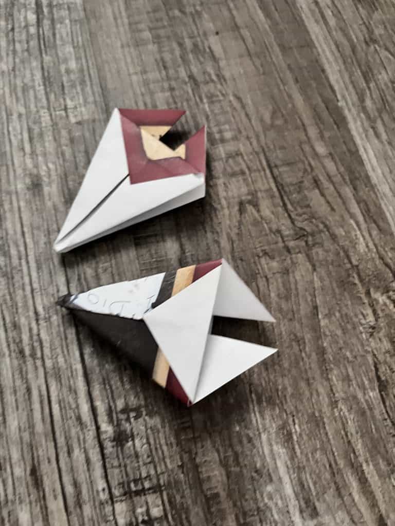 folded paper origami